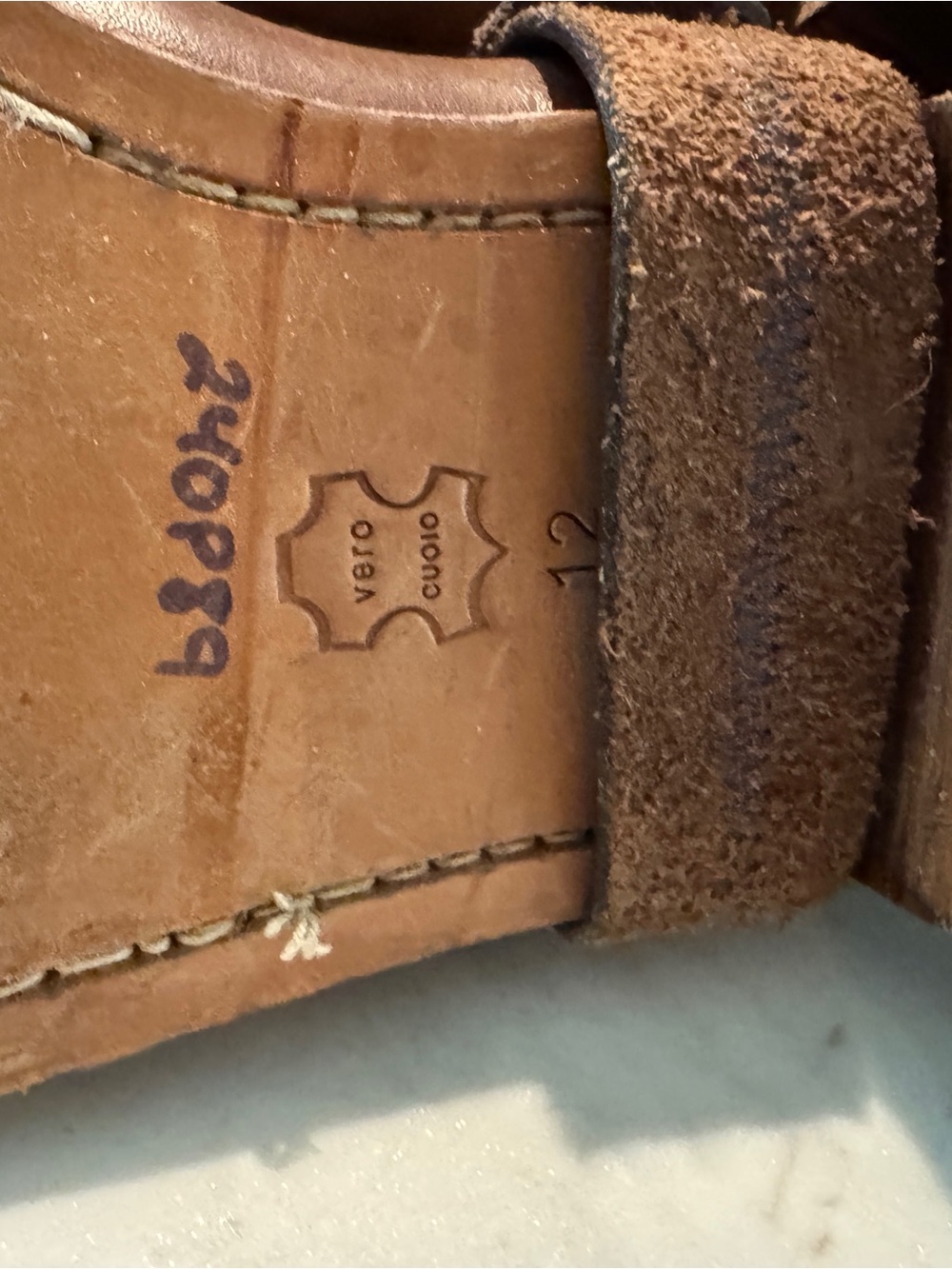 BEDFORD BED|STU Brown Leather Boot with Purple Lining Sz 12 - Picture 8 of 10